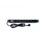 ROLINE 19.07.1619 Power Distribution Unit (PDU) 8 AC-uitgangen 1U zwart