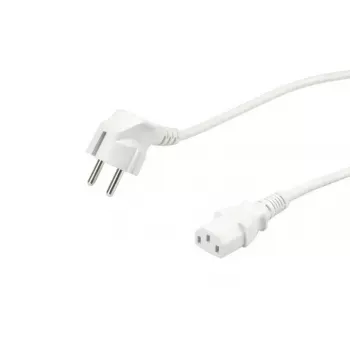 Stroomkabel VALUE 19.99.1016 wit 0,6 m CEE7/7 IEC 320