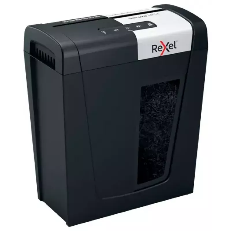 Rexel Secure MC4 papierversnipperaar microsnede 60 dB zwart, zilver