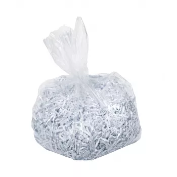Rexel kunststof papierversnipperaarzakken voor grote kantoorpapierversnipperaars 175 L inhoud (20-pack)
