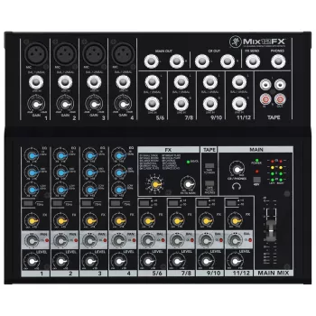 Mackie Mix12FX 12 kanalen 20 - 30000 Hz zwart