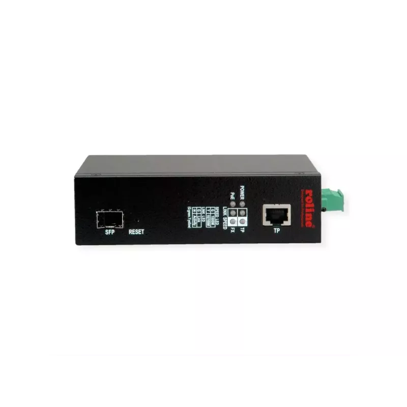 Netwerk-mediaconverter ROLINE 21.13.1135 1000 Mbit/s multimode zwart