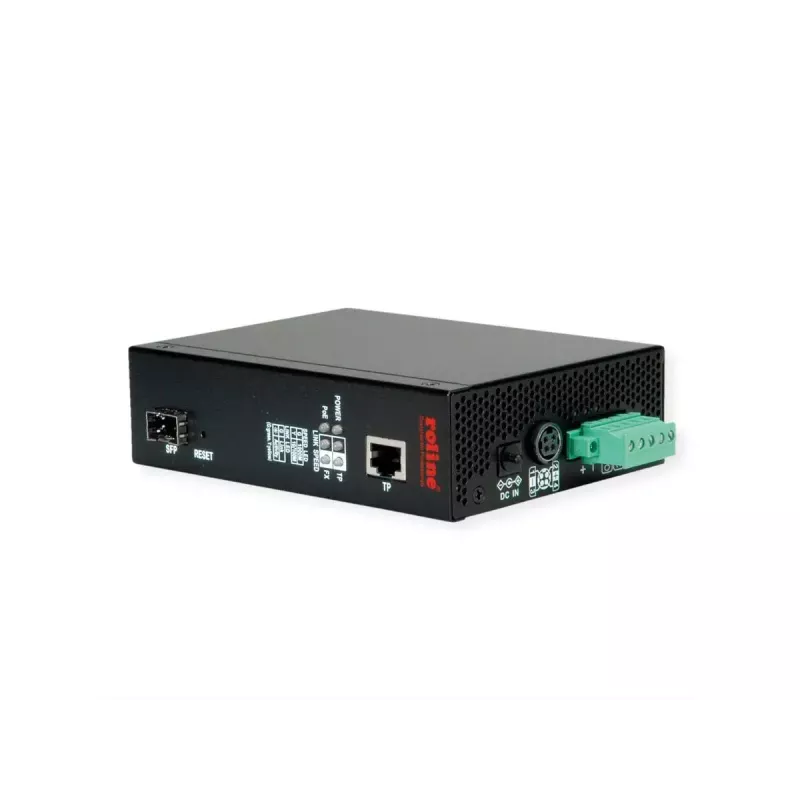 Netwerk-mediaconverter ROLINE 21.13.1135 1000 Mbit/s multimode zwart