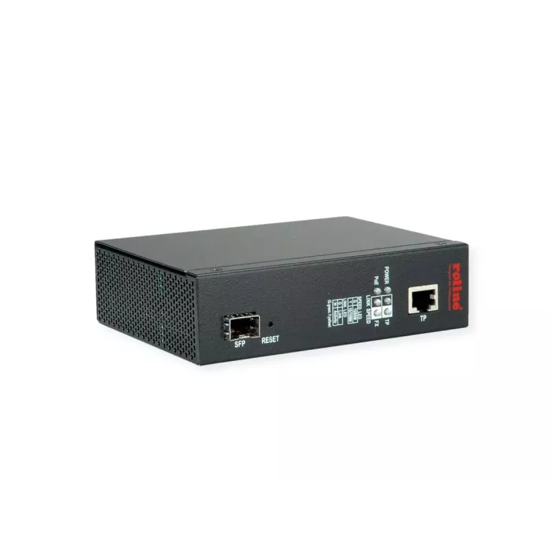 Netwerk-mediaconverter ROLINE 21.13.1135 1000 Mbit/s multimode zwart