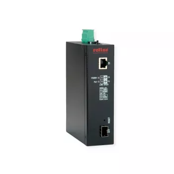 Netwerk-mediaconverter ROLINE 21.13.1135 1000 Mbit/s multimode zwart