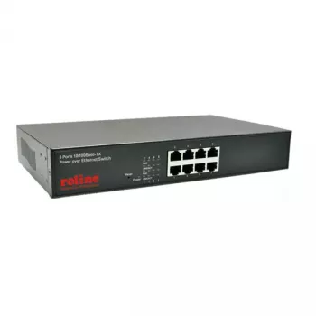 PoE Fast Ethernet-switch ROLINE 130 W 8 poorten