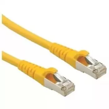 Netwerkkabel ROLINE CAT.6a S/FTP stekker S-STP 7m geel