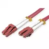 Glasvezelkabel ROLINE 21158616 15 m 2x LC OM4 violet