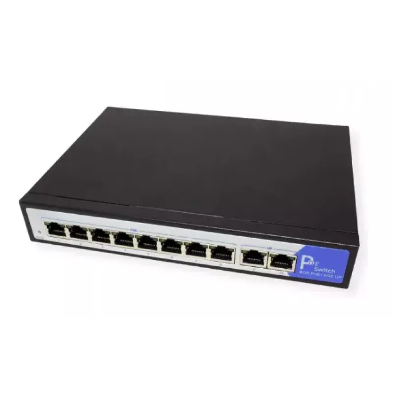 Netwerk-switch VALUE 21.99.1195 Gigabit Ethernet PoE zwart
