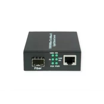 Netwerk-mediaconverter VALUE 21.99.1199 1000 Mbit/s multimode zwart