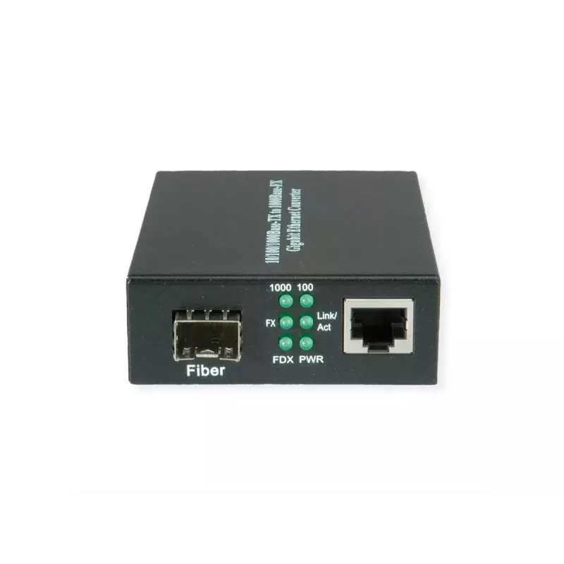 Netwerk-mediaconverter VALUE 21.99.1199 1000 Mbit/s multimode zwart