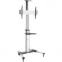 InLine in hoogte verstelbare tv-wagen, voor LED-tv 37 inch–70 inch (94–178 cm), max. 50 kg