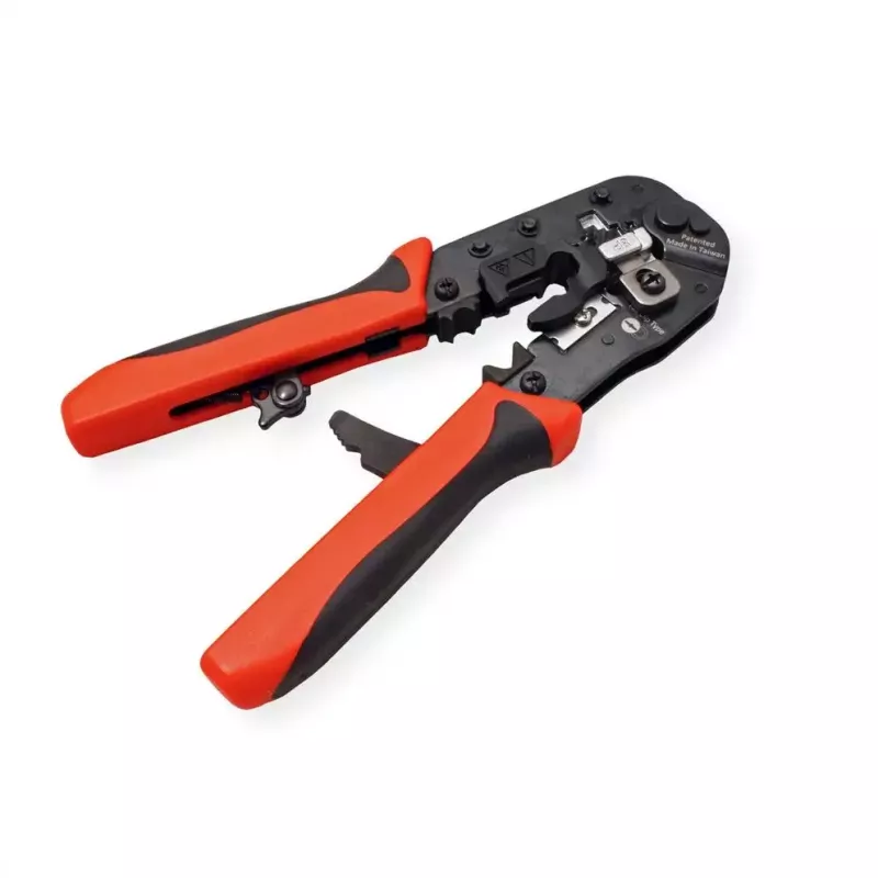 Kabelkrimptang VALUE 25.99.8794 zwart rood 190 mm 347 g