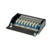 Wandmontage-patchpanel ROLINE Cat.5e 8 poorten STP zwart