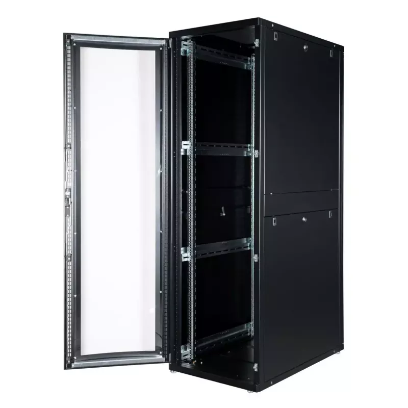 Vrijstaand rack ROLINE 19 inch serverkast Pro 42U 600x1000 zwart