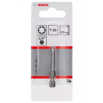 Schroefbit Bosch 2607001636 T20 extra hard 49 mm
