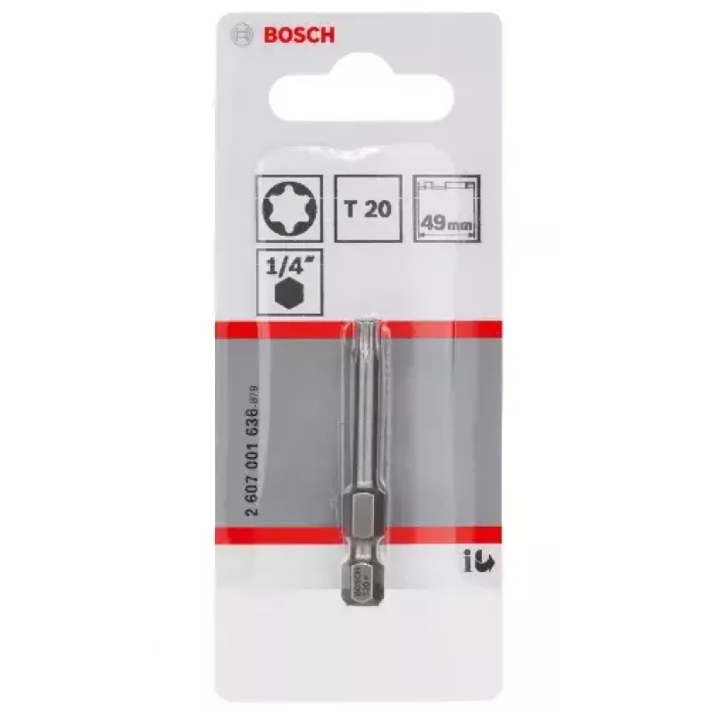 Schroefbit Bosch 2607001636 T20 extra hard 49 mm