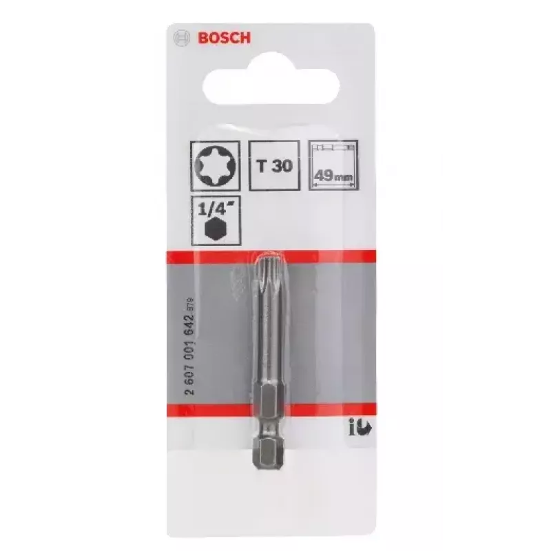 Schroefbit Bosch 2607001642 T30 extra hard 49 mm