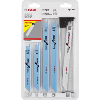 Bosch 2 607 010 906 decoupeerzaag-/reciprozaag-/multifunctioneel zaagblad decoupeerzaagblad 6 stuks