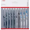Bosch 2 607 011 170 decoupeerzaag-/figuurzaag-/reciprozaagblad decoupeerzaagblad 10 stuks