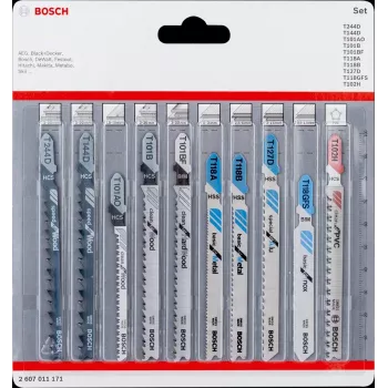 Bosch 2 607 011 171 decoupeerzaag-/reciprozaag-/reciprozaagblad decoupeerzaagblad 10 stuks