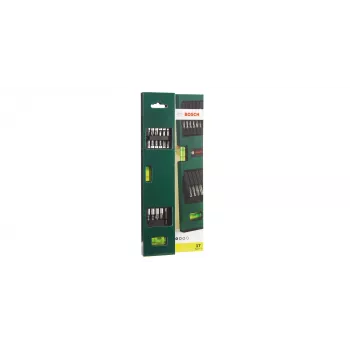 Bosch 2607017070 Schroevendraaierbitset met waterpas, 17 stuks