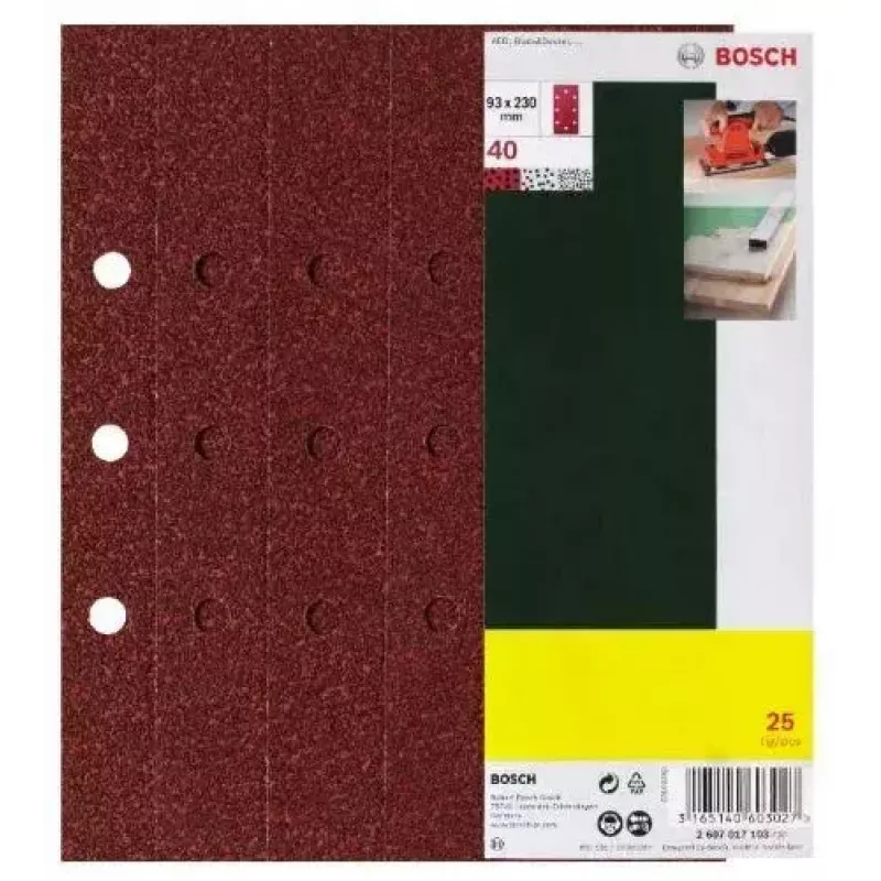 Bosch 2 607 017 097 schuuraccessoires 25 stuks