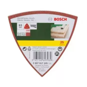 Bosch 2607017109 25 stuks schuurblad