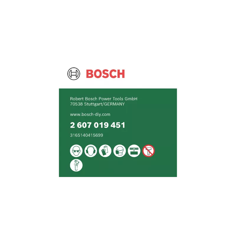Bosch 2 607 019 451 gatenzaagset 5 stuks