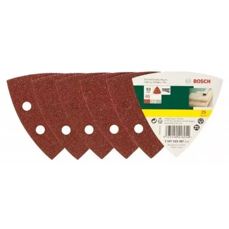Bosch 2 607 019 487 schuuraccessoires 25 stuks
