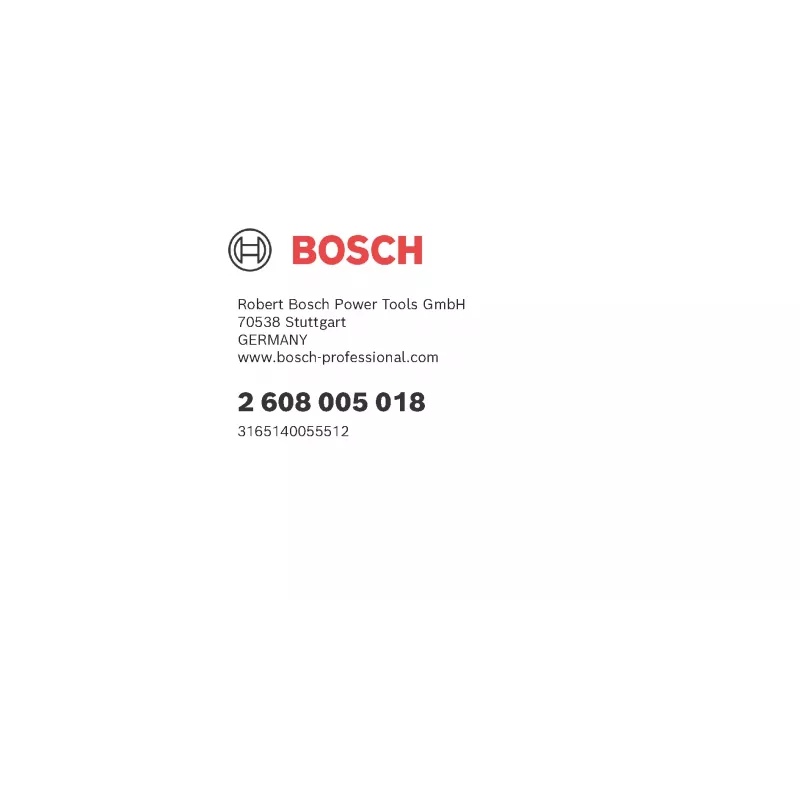 Bosch 2 608 005 018 cirkelzaagaccessoires