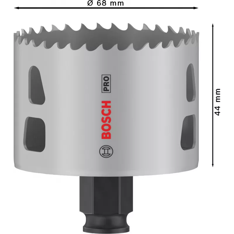 Gatenzaag Bosch PRO 68 mm Progressor PC Plus – model 2608594398 voor metaal en hout