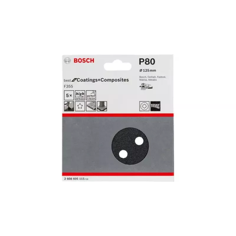 Schuurschijven Bosch F355 Best for Coatings and Composites