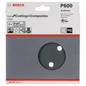 Schuurblad Bosch F355 5 stuks 2608605131