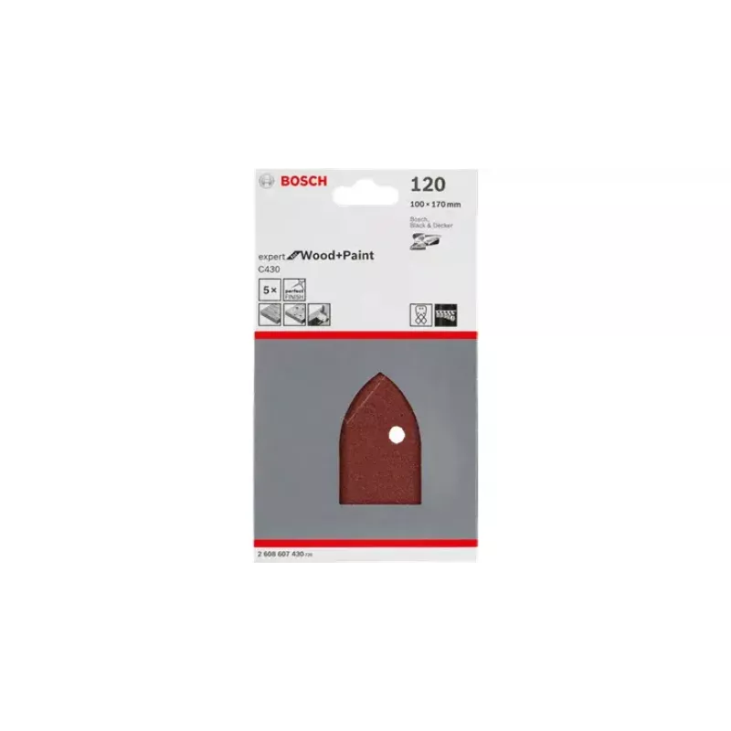 Schuurbladen Bosch C430 Expert voor hout en lak