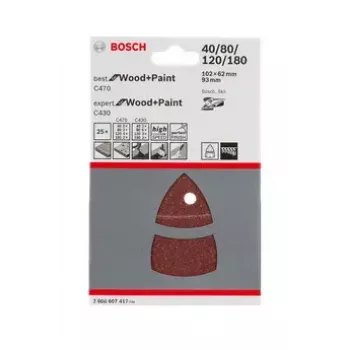 Bosch 2608607417 schuurplaat 2 stuks