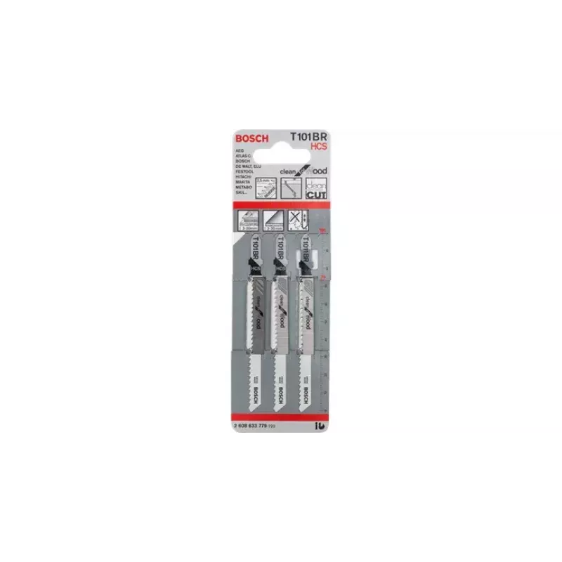 Bosch T 101 BR Clean for Wood decoupeerzaagbladen