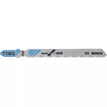 Decoupeerzaagblad Bosch T 118 G Basic for Metal HSS
