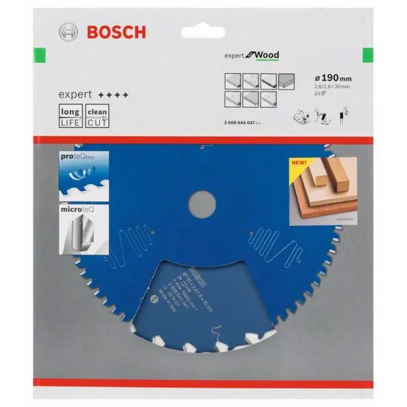 Bosch 2 608 644 047 cirkelzaagblad 19 cm 1 stk.