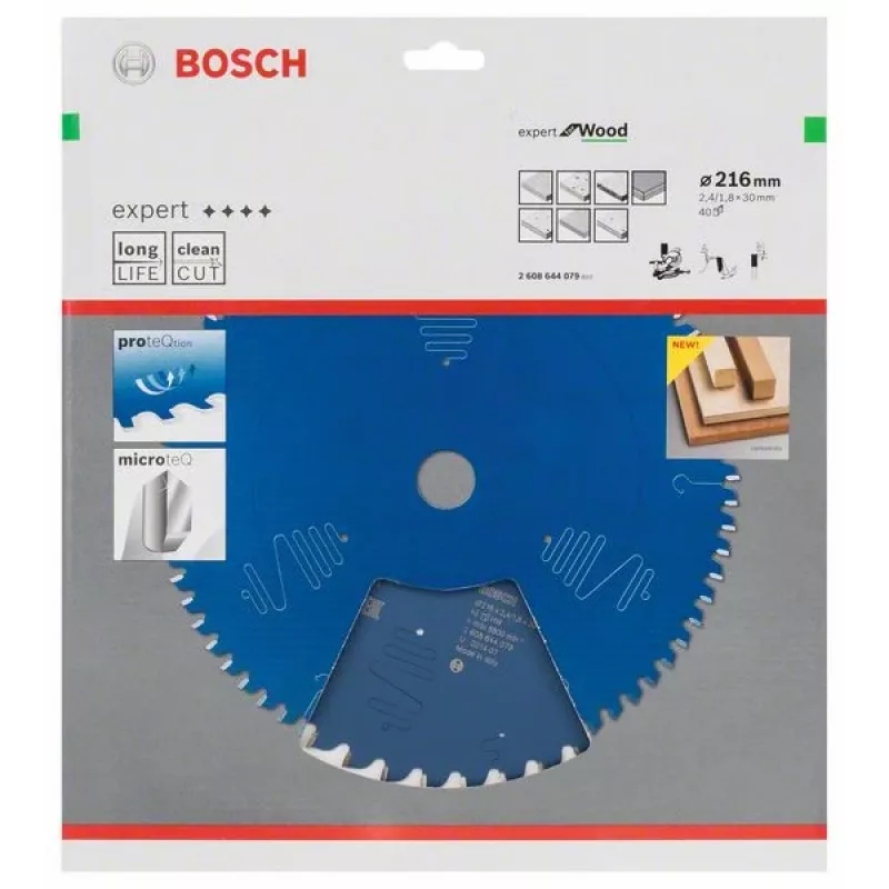 Bosch 2 608 644 079 cirkelzaagblad 21,6 cm 1 stuk