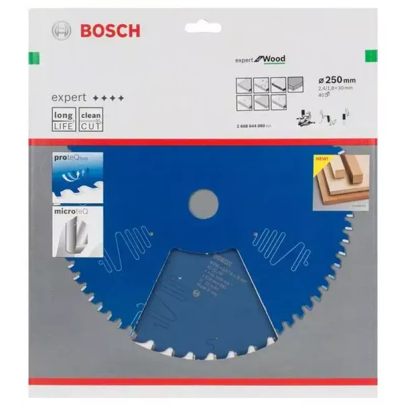 Bosch 2608644080 cirkelzaagblad 25 cm 1 stuk