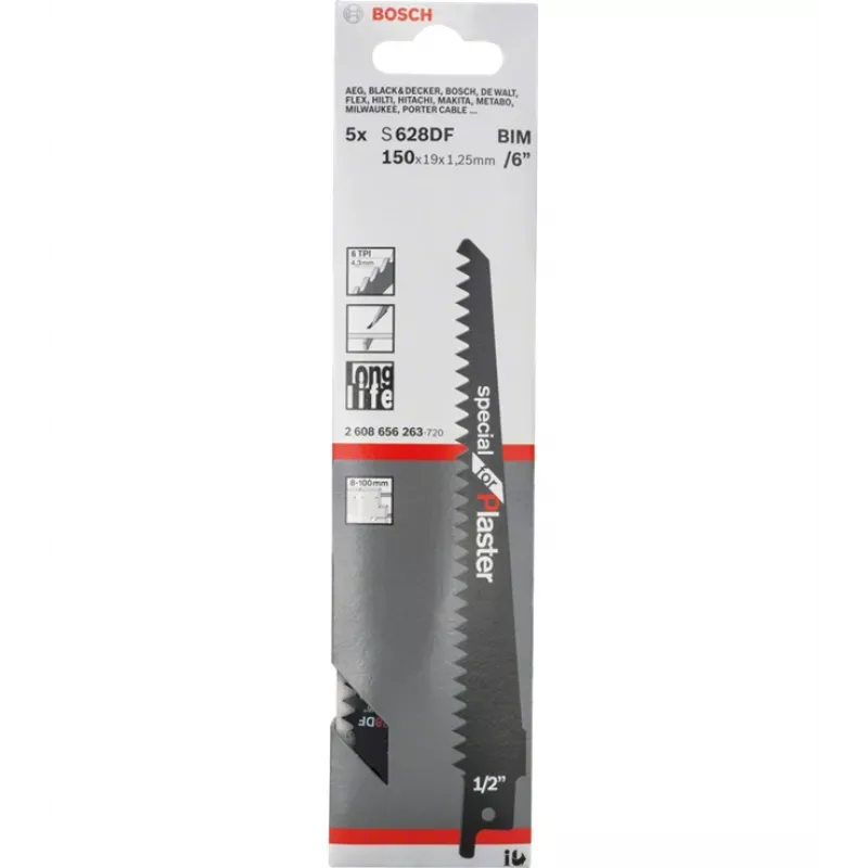 Bosch 2608656263 reciprozaagblad bimetaal 5 stk.