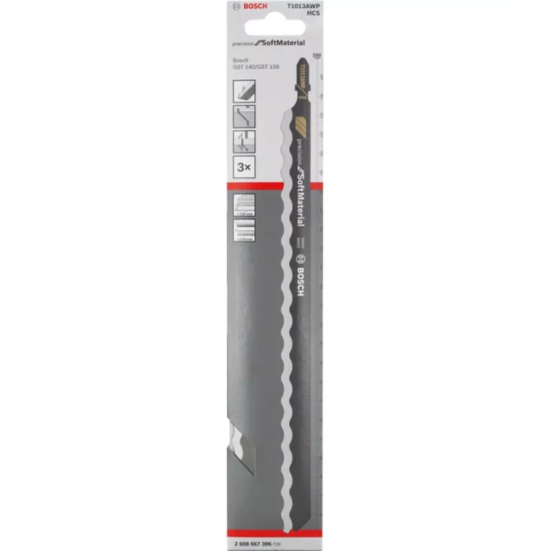 Bosch 2608667396 decoupeerzaagblad koolstofstaal (HCS) 3 stuks