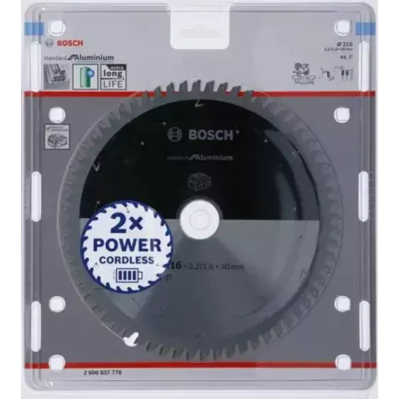 Bosch 2 608 837 776 cirkelzaagblad 21,6 cm 1 stuk