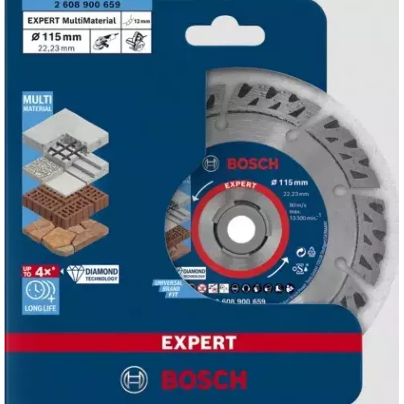 Cirkelzaagblad Bosch 2 608 900 659 11,5 cm voor baksteen, beton