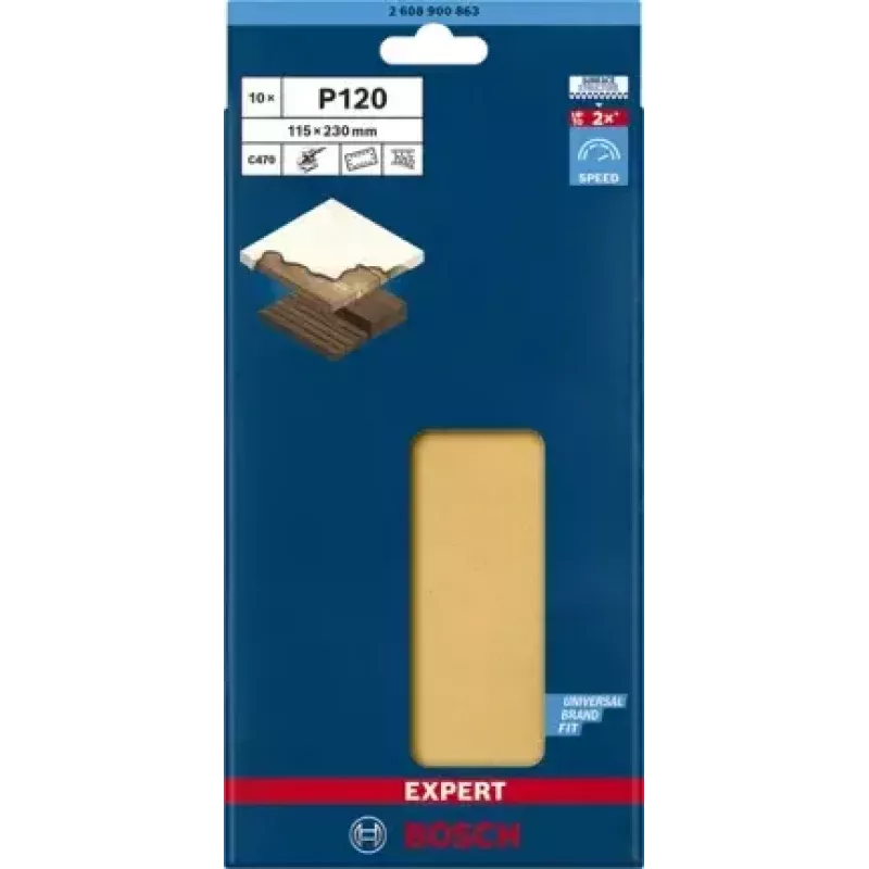 Bosch 2 608 900 863 schuurblad voor hout