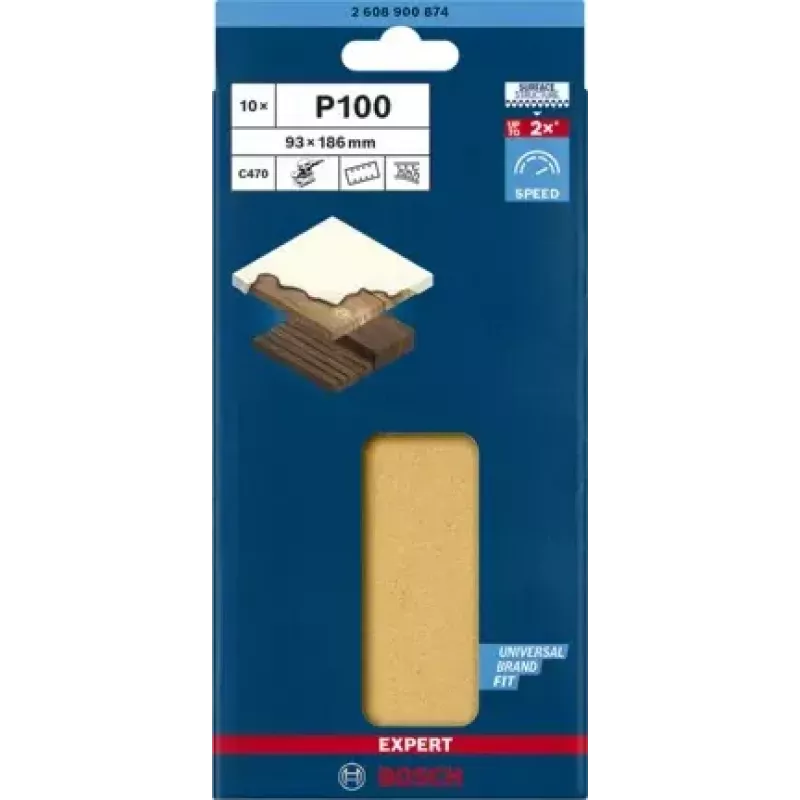 Bosch 2 608 900 874 draaigereedschap schuur-/schuuraccessoire hout schuurblad