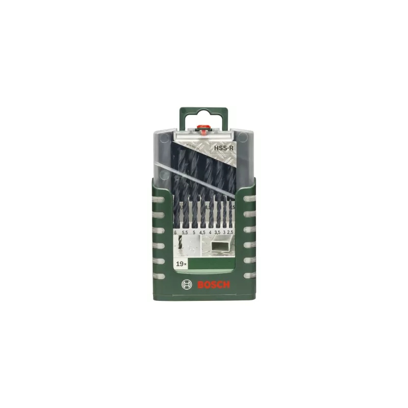 Bosch 2609255131 HSS-R metaalspiraalborenset 19 stuks, DIN 338