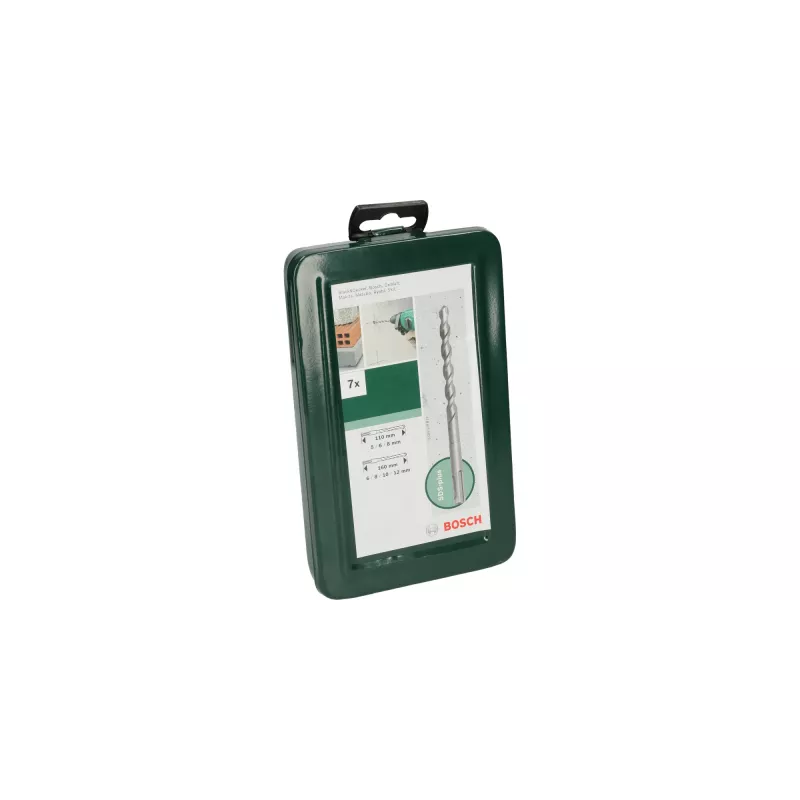 Bosch SDS-plus Hamerborenset, 7 stuks, 5-12 mm, 2609255543