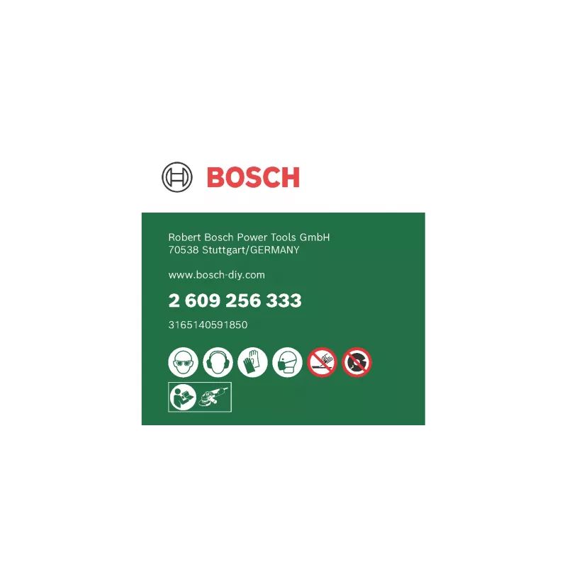 Bosch 2 609 256 333 haakse slijper accessoire doorslijpschijf